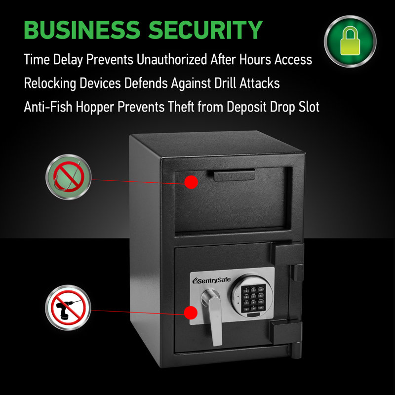 SentrySafe 0.94 CuFt. Depository Safe with Digital Lock, 20" H