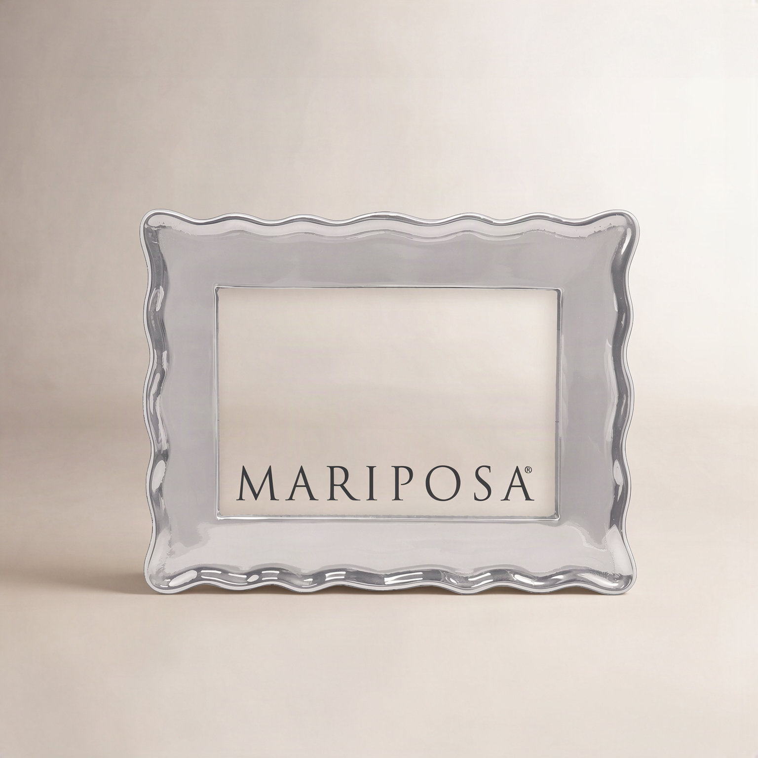 Silver Metal Picture Frame, 4" x 6"