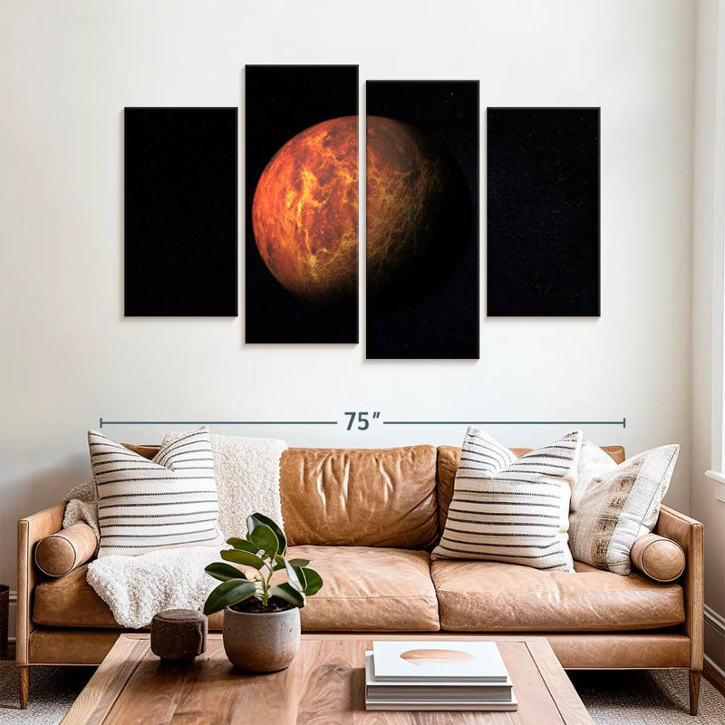 Oberle Planet Mars, 42" H x 68" W