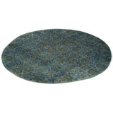 Overdyed One-of-a-Kind 10' 1" X 10' 1" Hand Knotted Area Rug