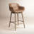 Bahari Leather Swivel Stool-2049008056-2065508633-2023032123