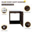 Ensemble de meuble-lavabo simple mural 18 "Aether-1474960923