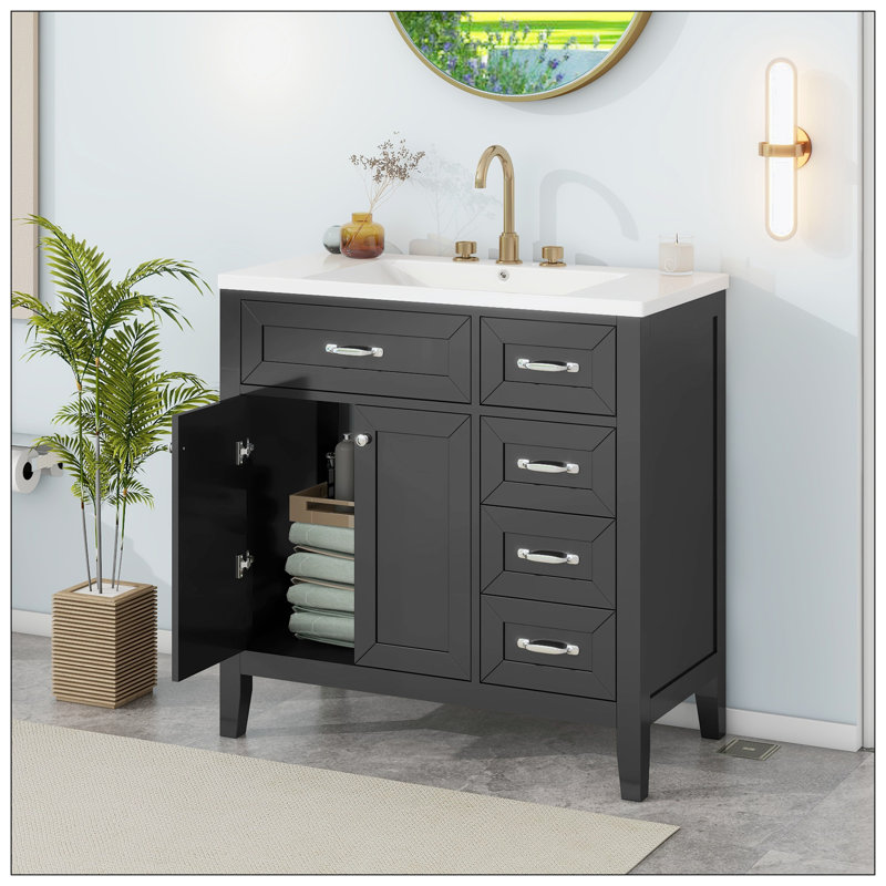Boutros Bathroom Vanity with Top