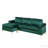 Velvet Sectional Sofa With Chaise
