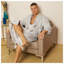 Gender Neutral Mid-Calf Bathrobe with Pockets-2121387632