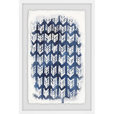 " Indigo Batik Vignette IV " by Johannes Vermeer