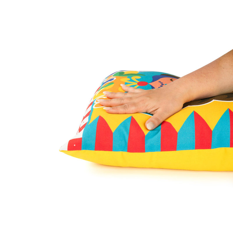 Excelsa cushion Sicilian Rhapsody Living cotton 45x16x45 cm