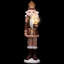 LED Lighted Nutcracker With Globe - 27" - Brown And Beige