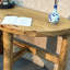 Console rétro en bois massif