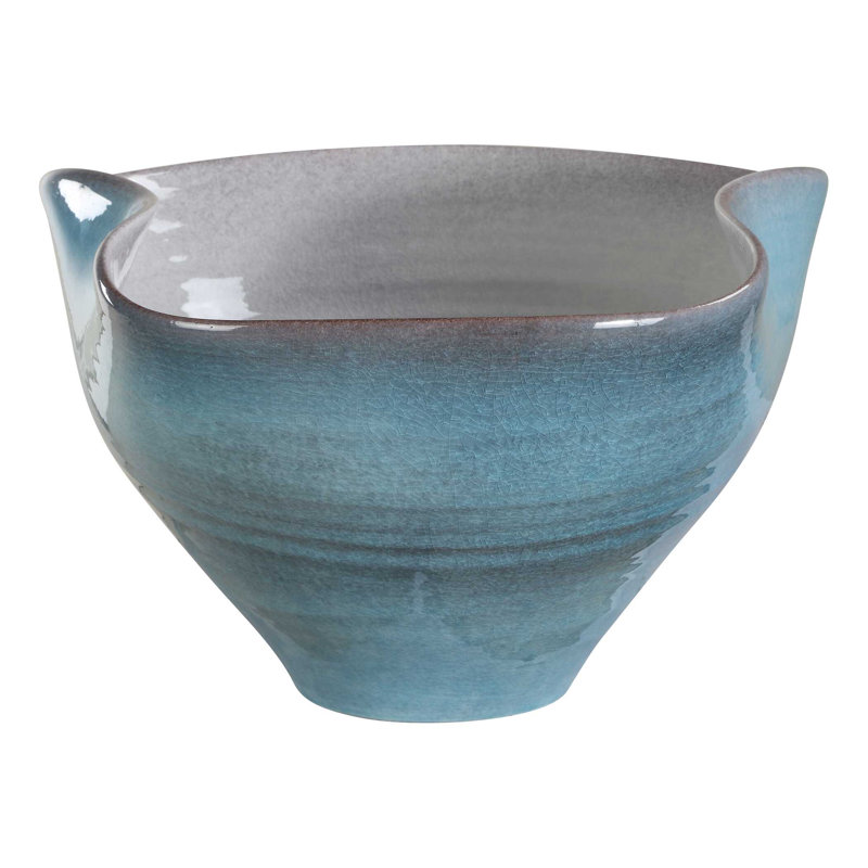 Bol en céramique Uttermost Blue Crest
