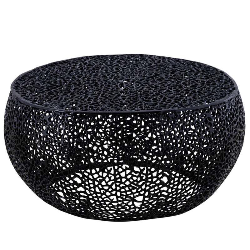 Round Coffee Table, Black