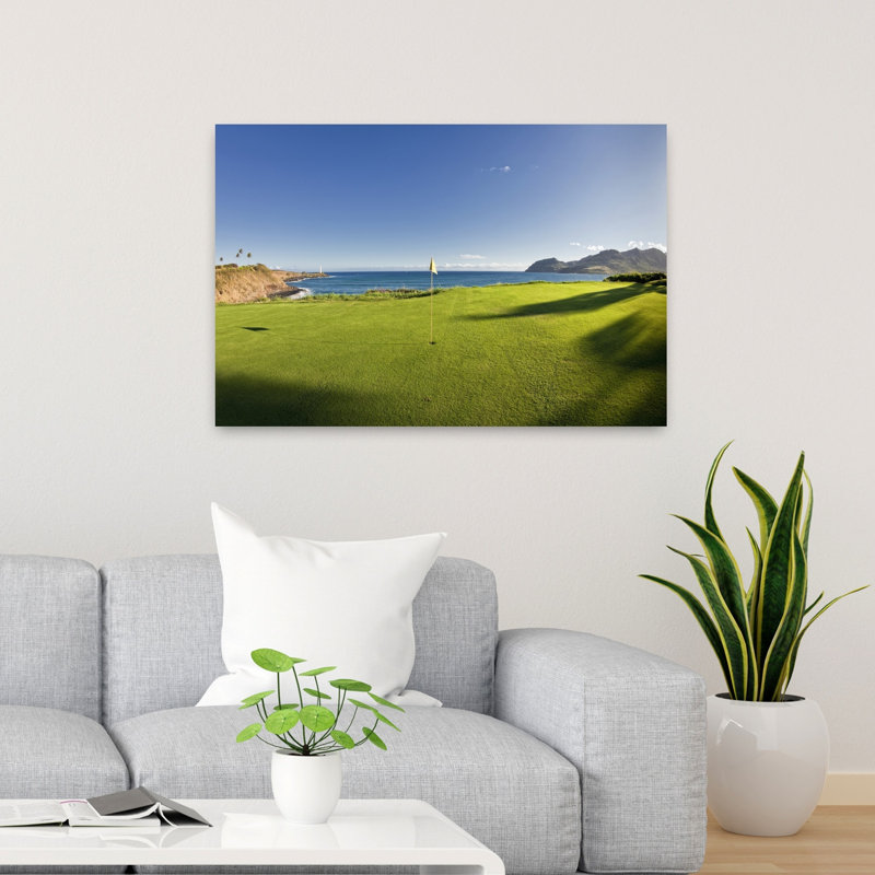 Hole 13 Kauai Lagoons Kauai Hawaii USA by Alvis Upitis - Wrapped Canvas Print, 91.44 cm H x 60.96 cm W