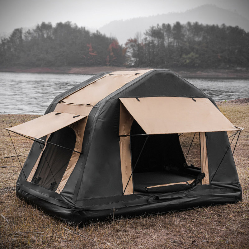 Tente de toit de voiture gonflable et pliable pour 2 ou 3 personnes pour le camping Glamping