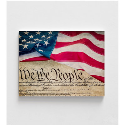 United States Constitution Quote Gift Idea, Veteran Grandpa Birthday Gift, USA Freedom Decor, American House Wall Art Poster