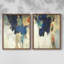 ABSTRACT Series DCC-XXX - reproduction encadrée de qualité supérieure - prête à être accrochée - aucun clou requis - aucun clou requis-108031321-108031329