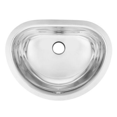 American Standard Prevoir 13.25'' Silver Metal Circular Bathroom Sink