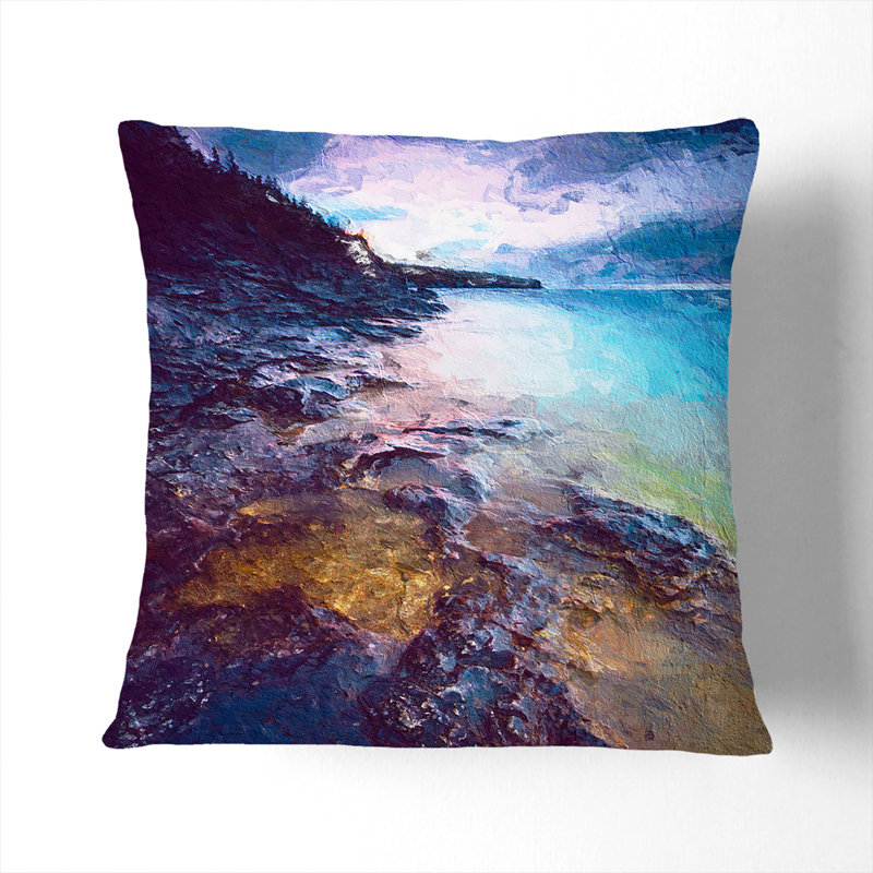 Square Cushion, 40cm H x 40cm W x 15cm D, Stone