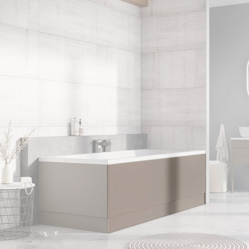  Bath Front Panel, Matt Grey