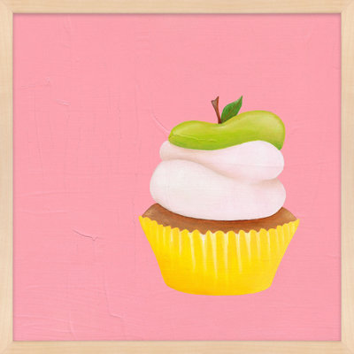 Apple Cupcake Print by Katy Montica