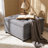 Classic Tufted Storage Ottoman with Nailhead Trim, Square Design for Living Room and Bedroom Organization-327561773