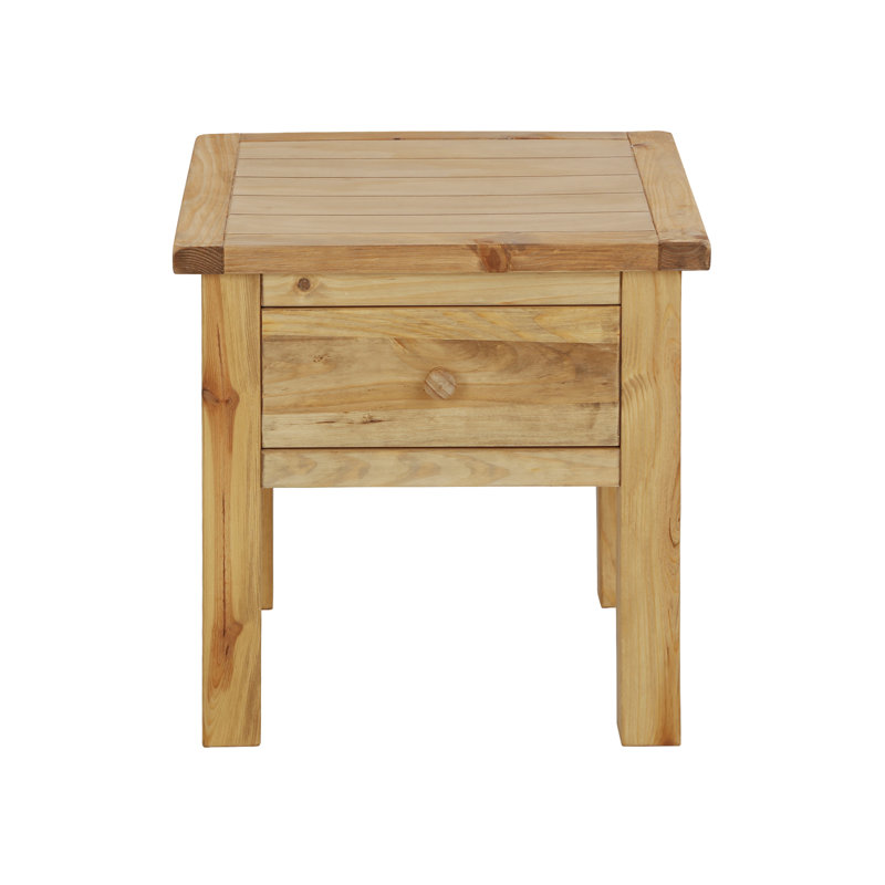 Pompey End Table, Waxed