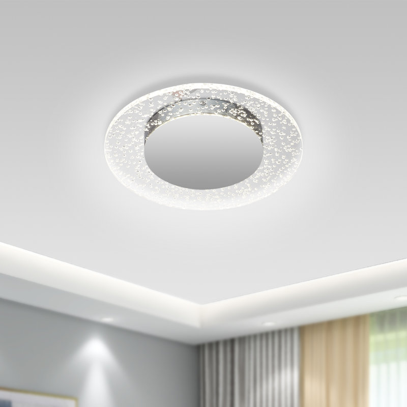 Plafonnier encastré à DEL 1 lumière Huetter, Bulles