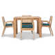 Thorne 43'' Rectangular 4 - Person Outdoor Dining Set