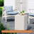 14 "W Square Concrete Side Table