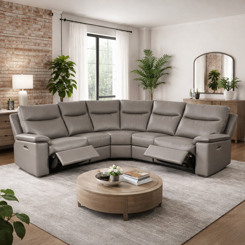 5 Seater Corner Sofa, Slate