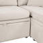 117.3" Oversized Sectional Sofa U- Shaped Sofa Couch Pull-Out Sofa Bed With Two Throw Pillows For Living Room-1693305511