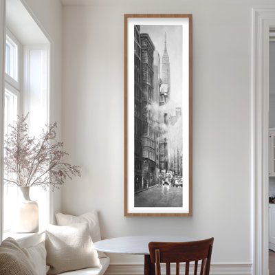 Le matin dans les rues de New York | Impression monochrome