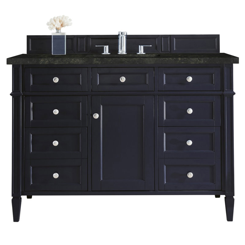 Dussault 48" Single Bathroom Vanity, Victory Blue, Phantome Eclos, 8" Widespread