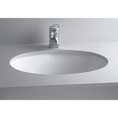 Cheviot Products 15'' Vitreous China Oval Bathroom Sink with Overflow