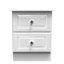 Fully Assembled Jacey 2 Drawer Bedside Table-398073775