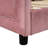 Twin Daybed In Charming Pink With Classic Stripe Headboard - Wood Structure Bewitching Materials, Bedroom Delight-1048457047