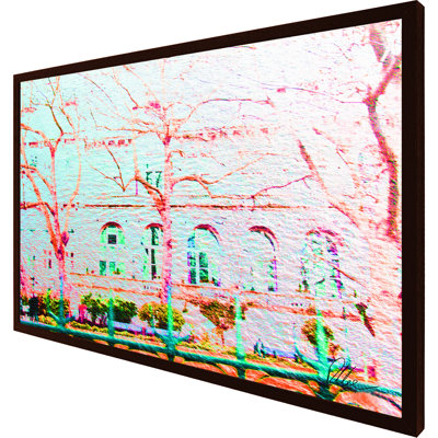 Red Tree In London - Single Picture Frame Print