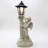 Angel Lamp Column Statue Set