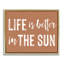 Cadre flottant Life Better In Sun Brown-119913283-119913286