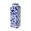 Imperial Ceramic Geometric Square Jar, Indigo, Small-1742288189-1742288163