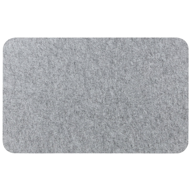 Poviones Desk Dividers, Grey, 50cm x 80cm W x 1cm D