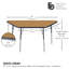 Table d'activité à hauteur ajustable en forme de trapèze-746801741-774649214-774649212