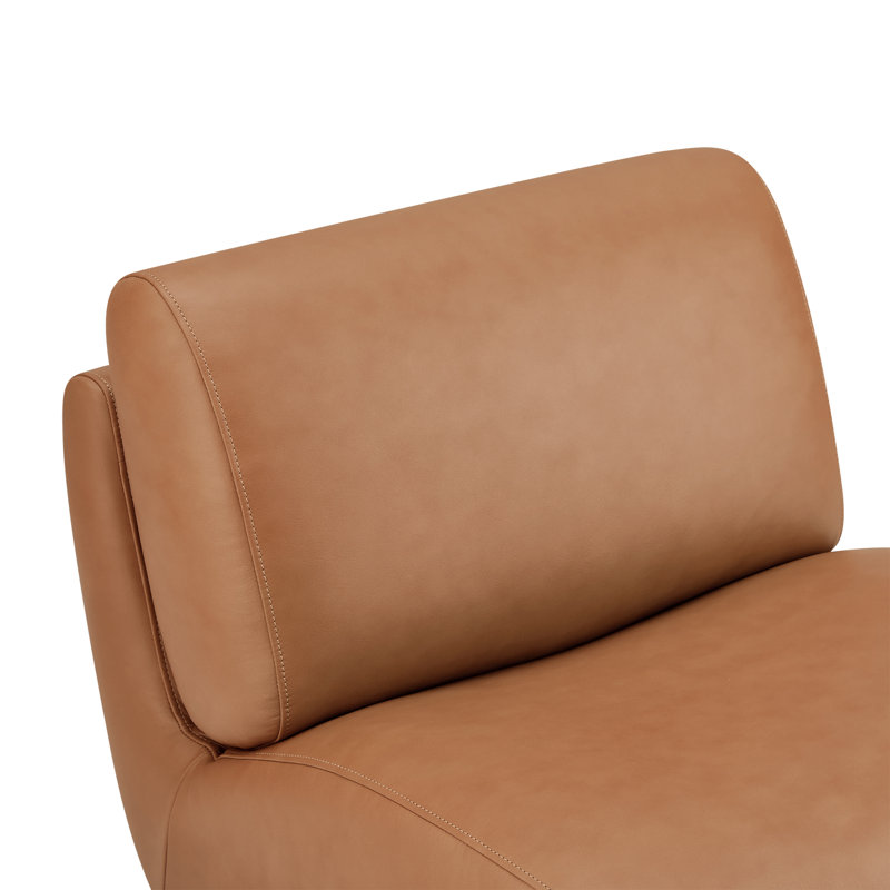 Fauteuil d'appoint pivotant rembourré Nita, Buternut