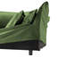 Ensemble de 2 fauteuils confortables pour différentes pièces avec coussins moelleux et tissu chenille