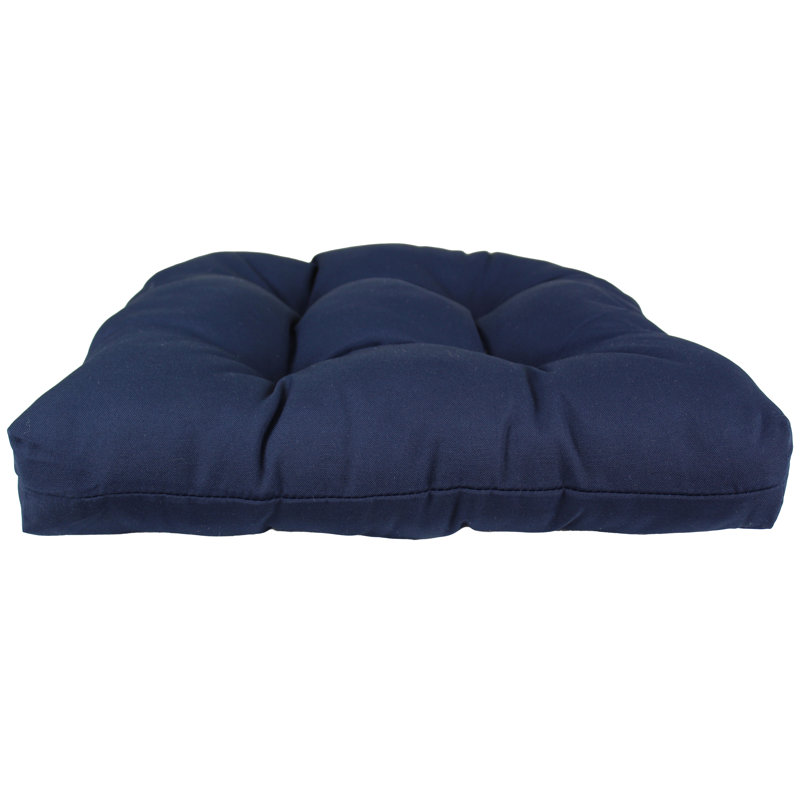 Coussin de siège intérieur / extérieur Patio D, Bleu marine