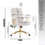 Chaise de bureau Textu Boucle-1305581820