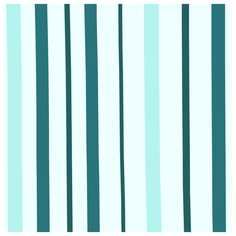 Blue Green Vertical Stripes Comforter, Twin Extra Long