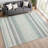 Machine Washable Indoor/Outdoor Chantille ACN2330 Stripes Rug-565060502