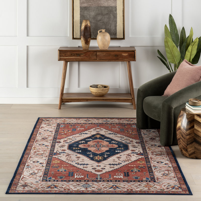  SplashGuard Machine Washable Area Rug, Rectangle 9' x 12'