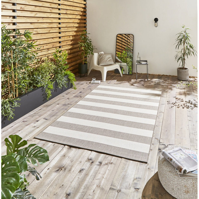 Machine Woven Beige/Cream Rug, Rectangle 120 x 170cm