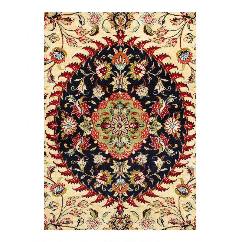 Paeten Hand Woven Cotton and Wool Oriental Area Rug